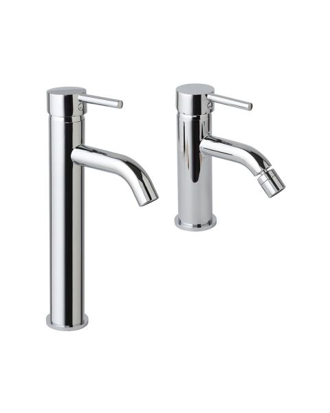 Pereche de robinete pentru lavoar înalt și bideu