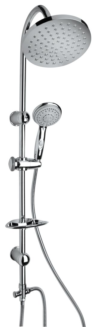 Coloană de duș cu cap mobil mobilier și suport săpun 