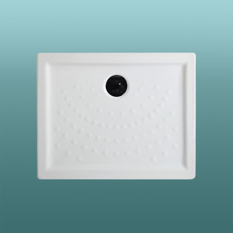 Cadita dus Malta, din ceramica alba, 100x70 cm